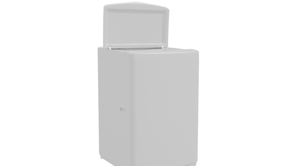 Top Load Washing Machine Model - Professional 3D Model Render 10