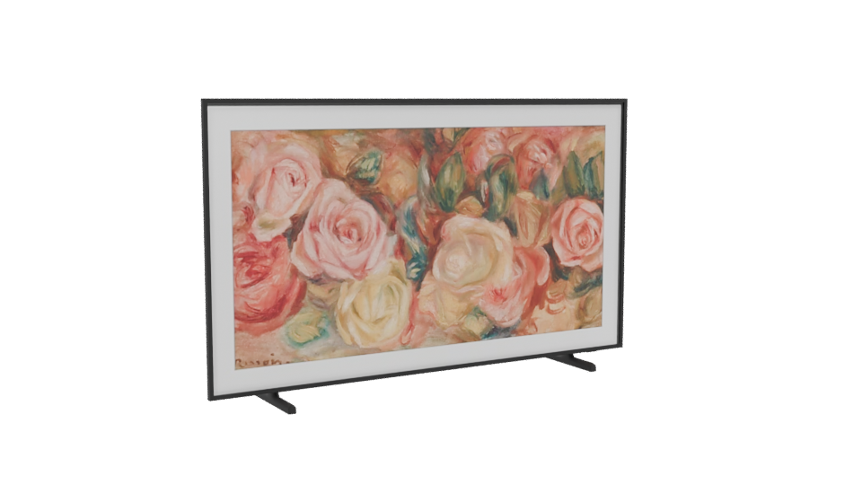 Samsung QLED 55-Inch TV Model - Professional 3D Model Render 10
