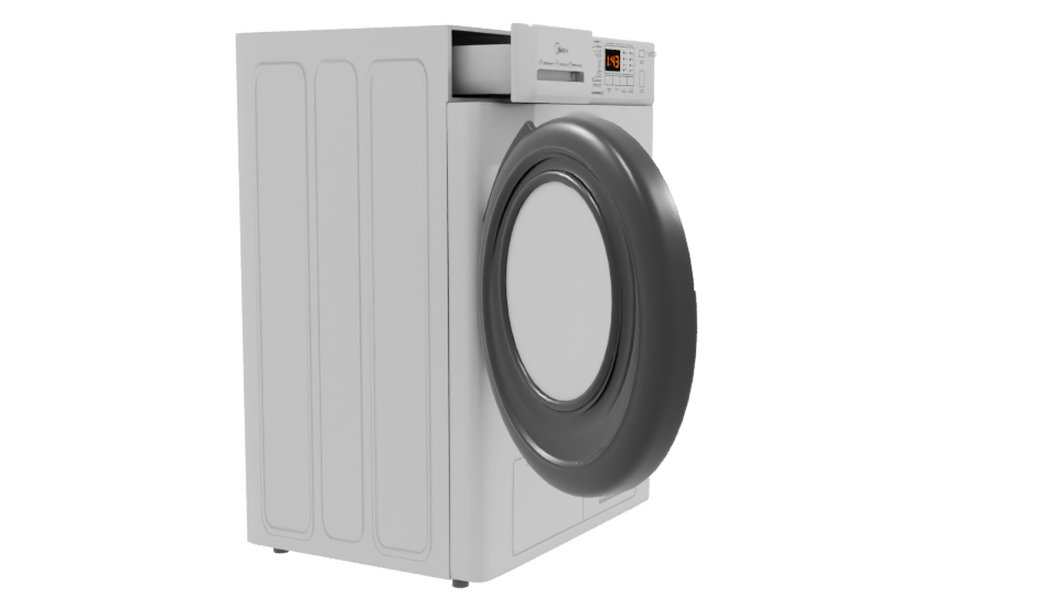 Realistic Household Dryer 3D Model - Professional 3D Model Render 9