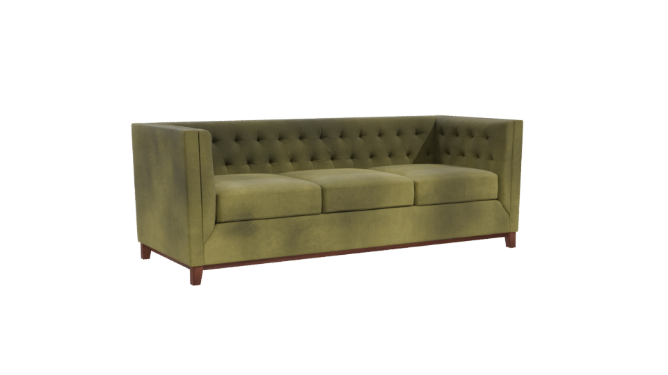 Elegant Fabric Sofa 3D Model - Professional 3D Model Render 10