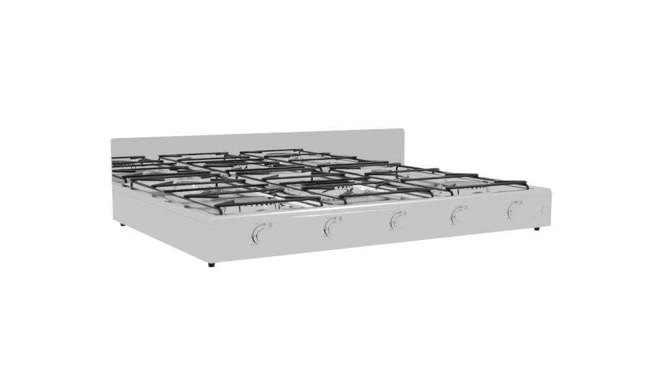 Industrial Gas Stove Model 3D - Professional 3D Model Render 10