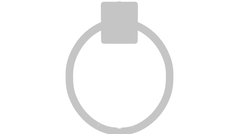 Stylish Bathroom Towel Ring 3D - Professional 3D Model Render 11