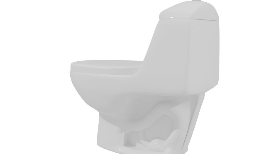 Modern Toilet 3D Model - Professional 3D Model Render 3