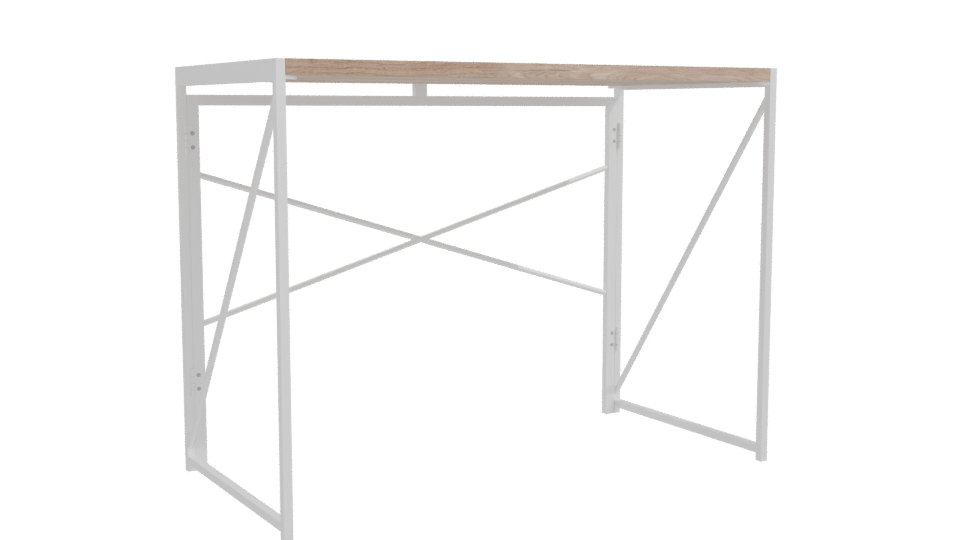 Modern Minimalist Desk 3D Model - Professional 3D Model Render 10