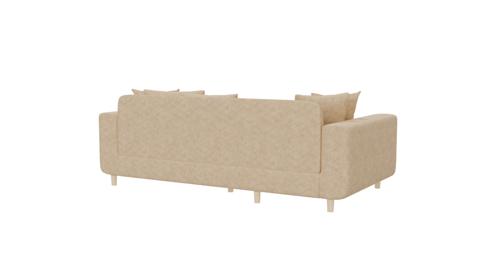 Contemporary Sofa 3D Model - Professional 3D Model Render 6