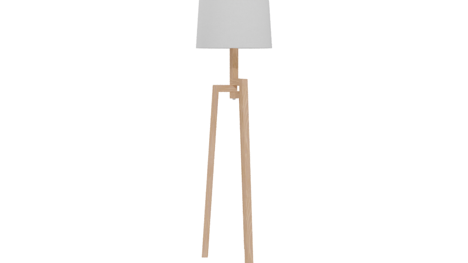 Stylish Minimalist Floor Lamp 3D Model - Professional 3D Model Render 5