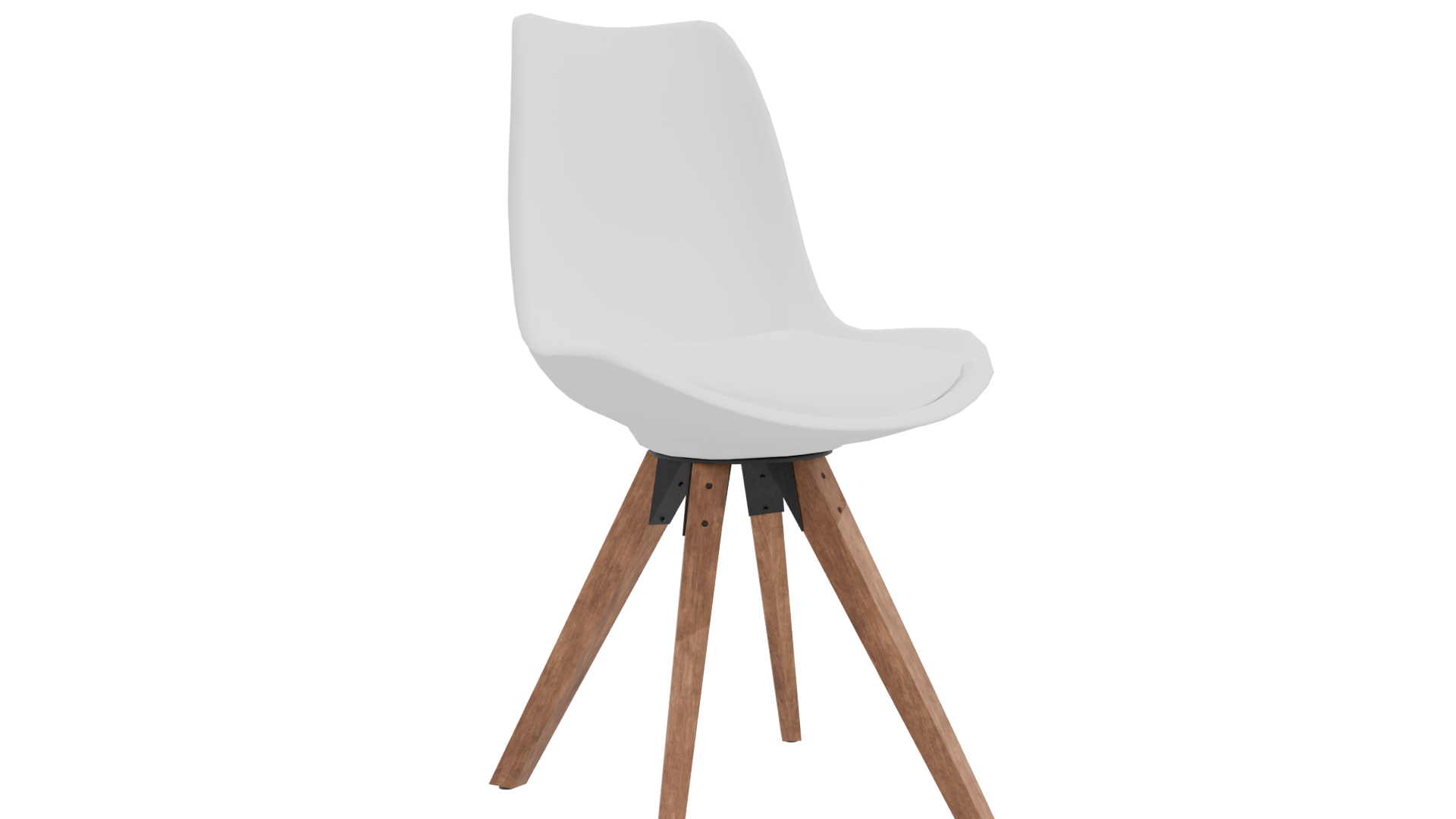 Modern White Chair 3D Model - Professional 3D Model Render 10