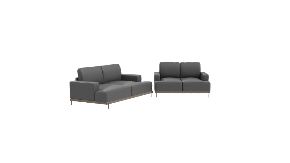 Elegant Modern Sofa Set 3D - Professional 3D Model Render 10