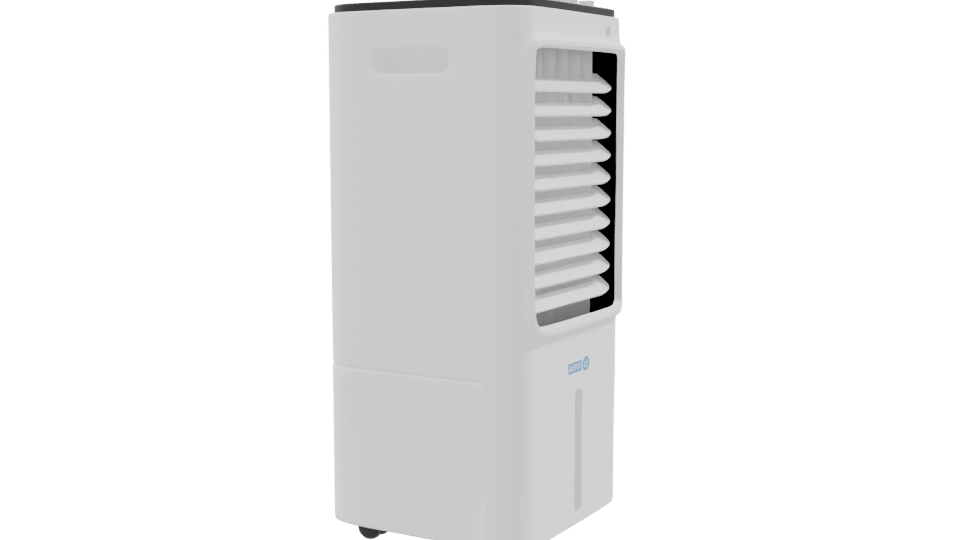 Sleek Modern Tower Fan 3D Model - Professional 3D Model Render 9