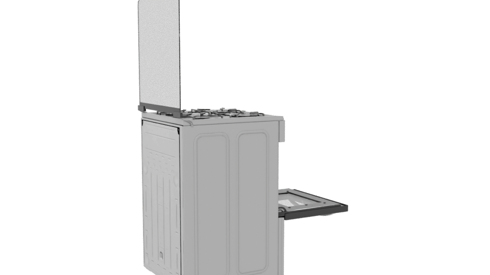 Realistic Gas Oven 3D Model - Professional 3D Model Render 7