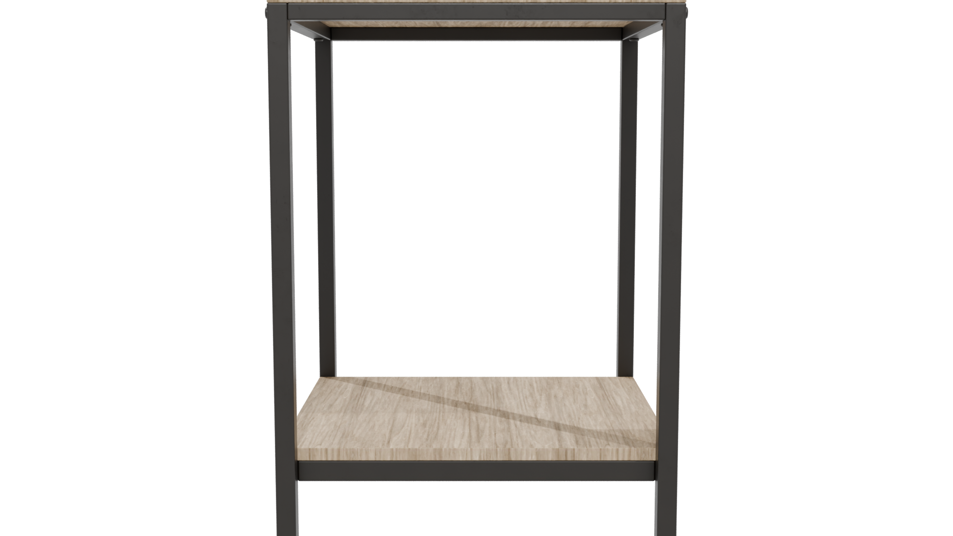 Minimalist Wooden Storage Table 3D - Professional 3D Model Render 5