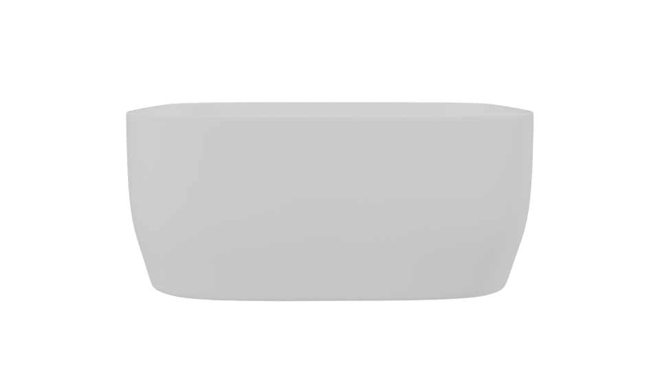 Elegant Square Bowl 3D Model - Professional 3D Model Render 2