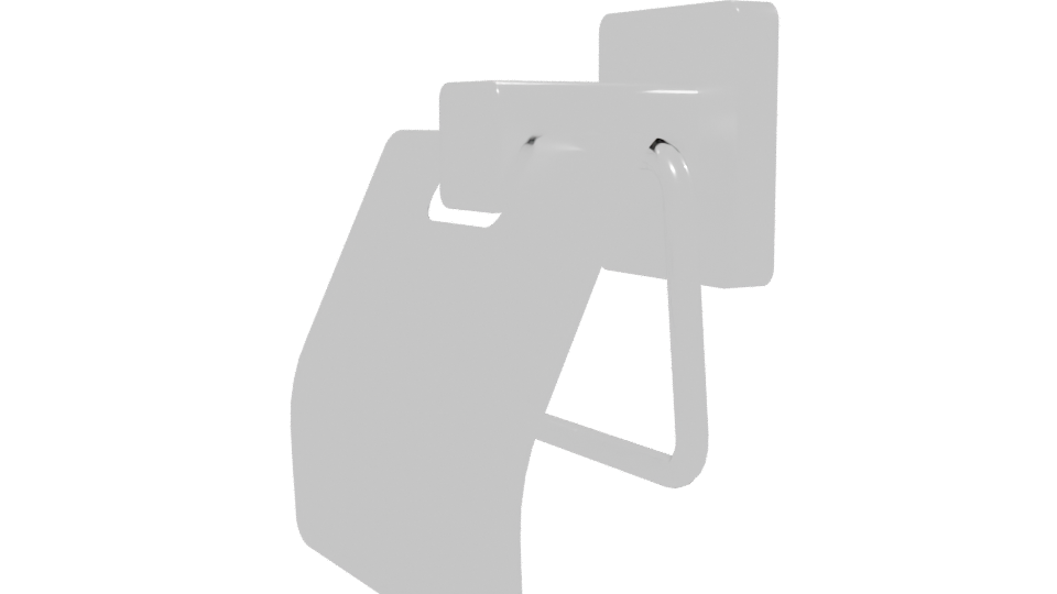 Stylish Modern Wall Hook 3D - Professional 3D Model Render 13