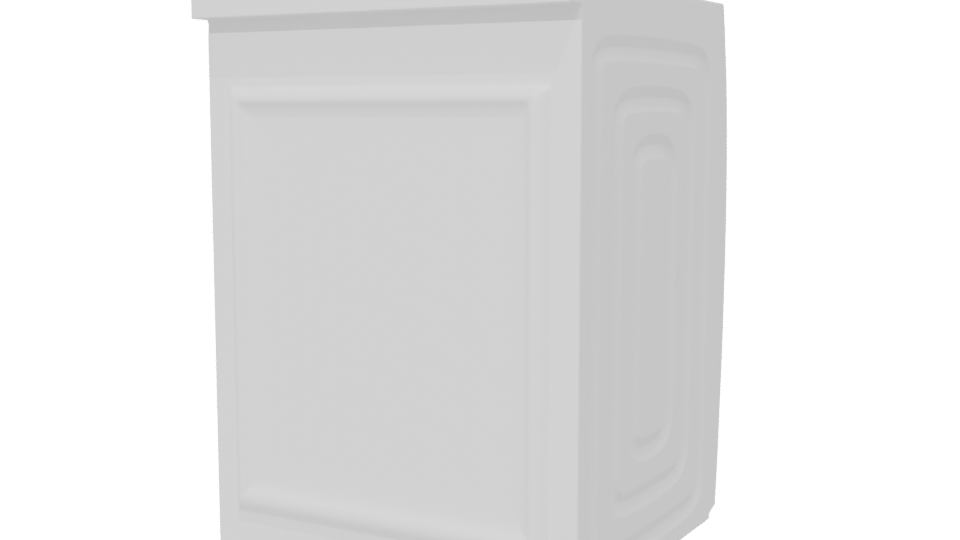 High-Efficiency Washing Machine Model - Professional 3D Model Render 6