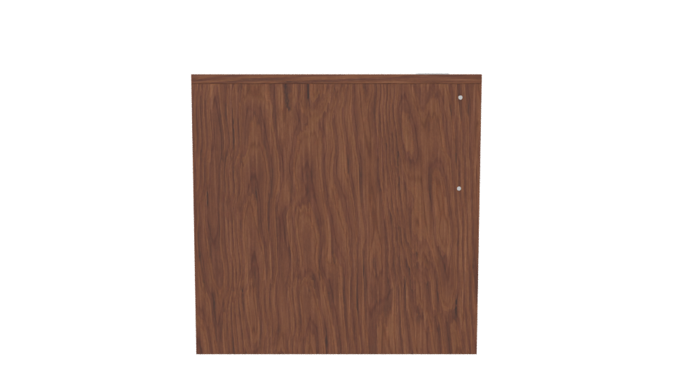 Stylish Wooden Office Table 3D - Professional 3D Model Render 2