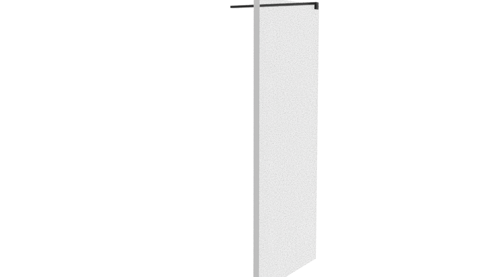 Stylish Metal Refrigerator Model - Professional 3D Model Render 9
