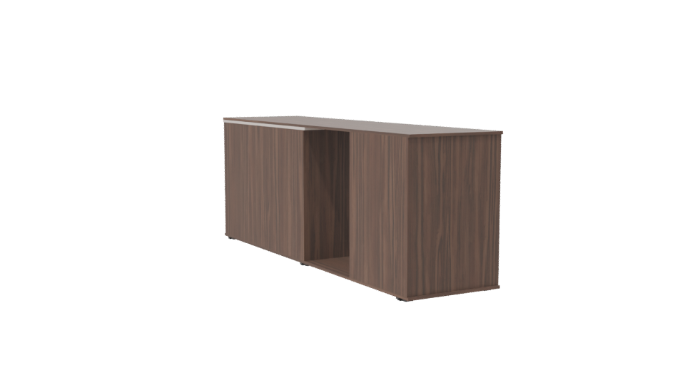 Modern Minimalist TV Console Unit - Professional 3D Model Render 7