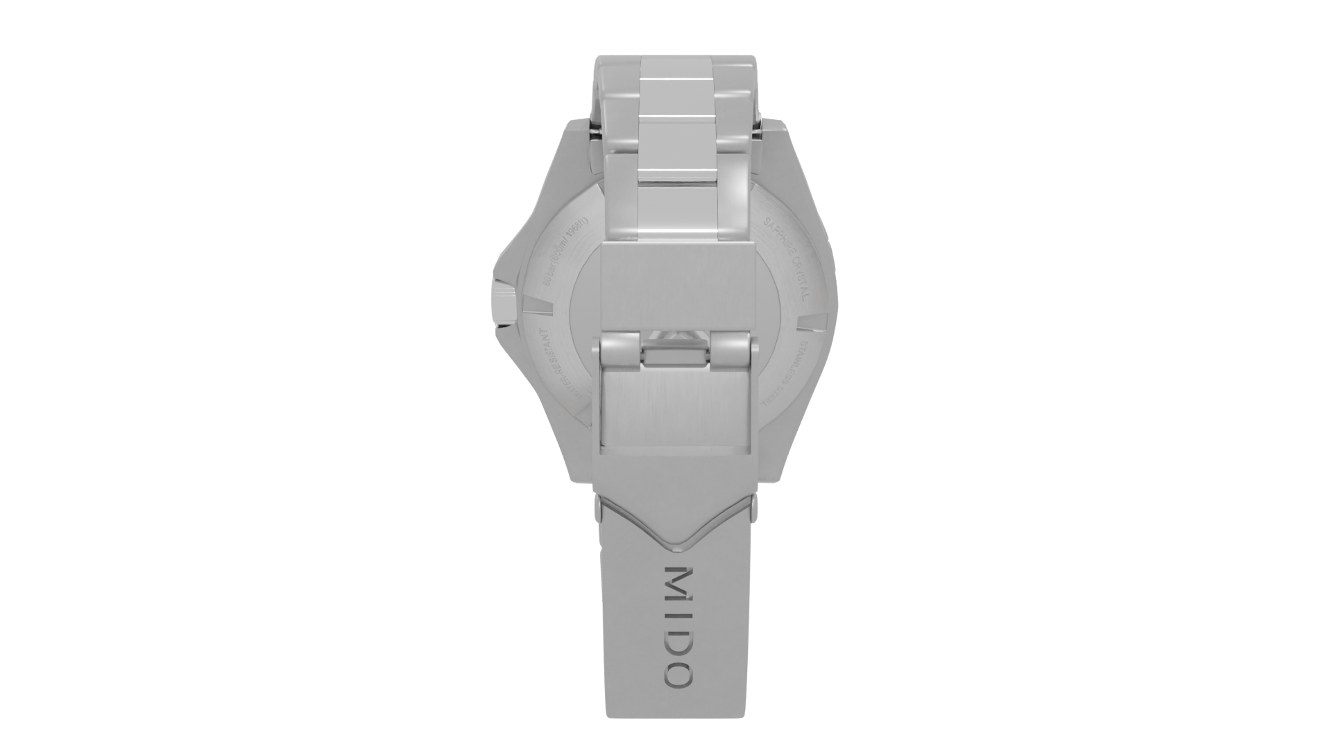 Stainless Steel Diving Watch Model - Professional 3D Model Render 5