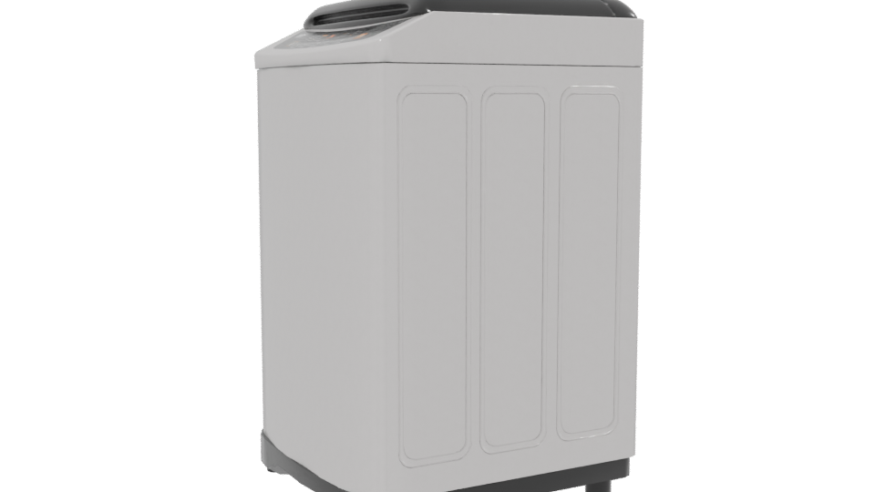 Compact Washing Machine 3D Model - Professional 3D Model Render 13
