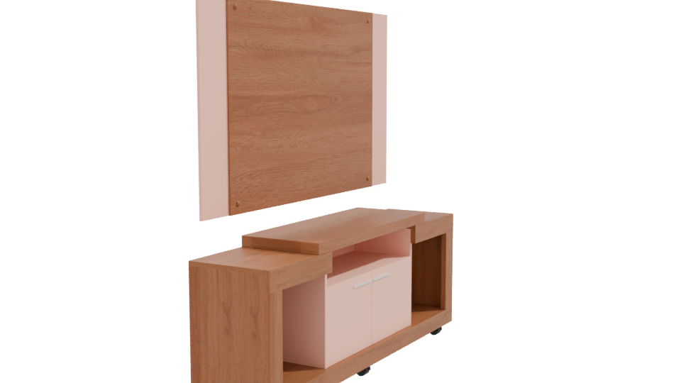 Contemporary TV Stand Model 3D - Professional 3D Model Render 9