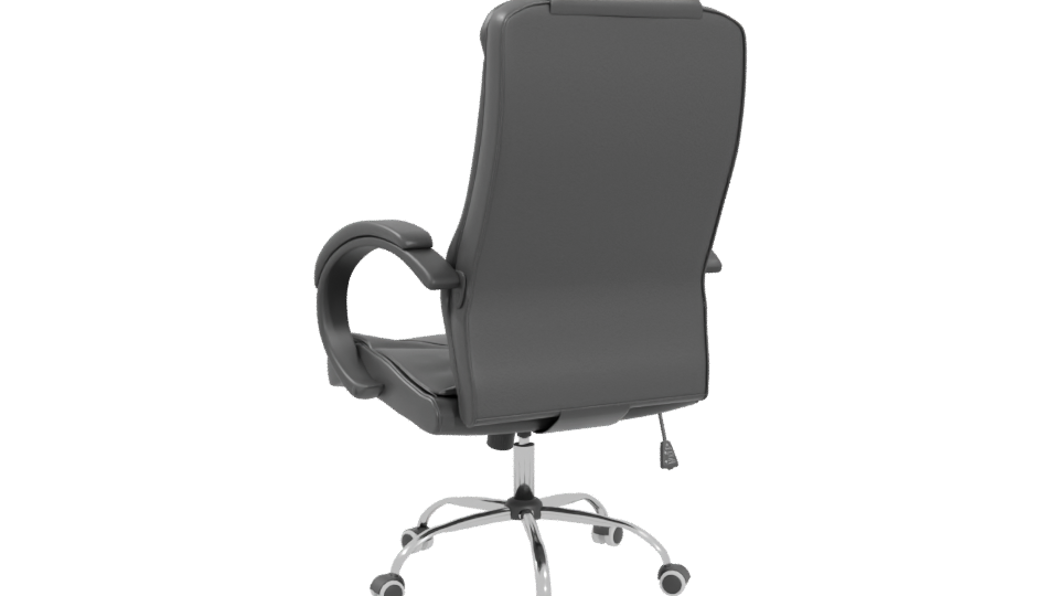 Ergonomic High-Back Office Chair 3D Model - Professional 3D Model Render 4