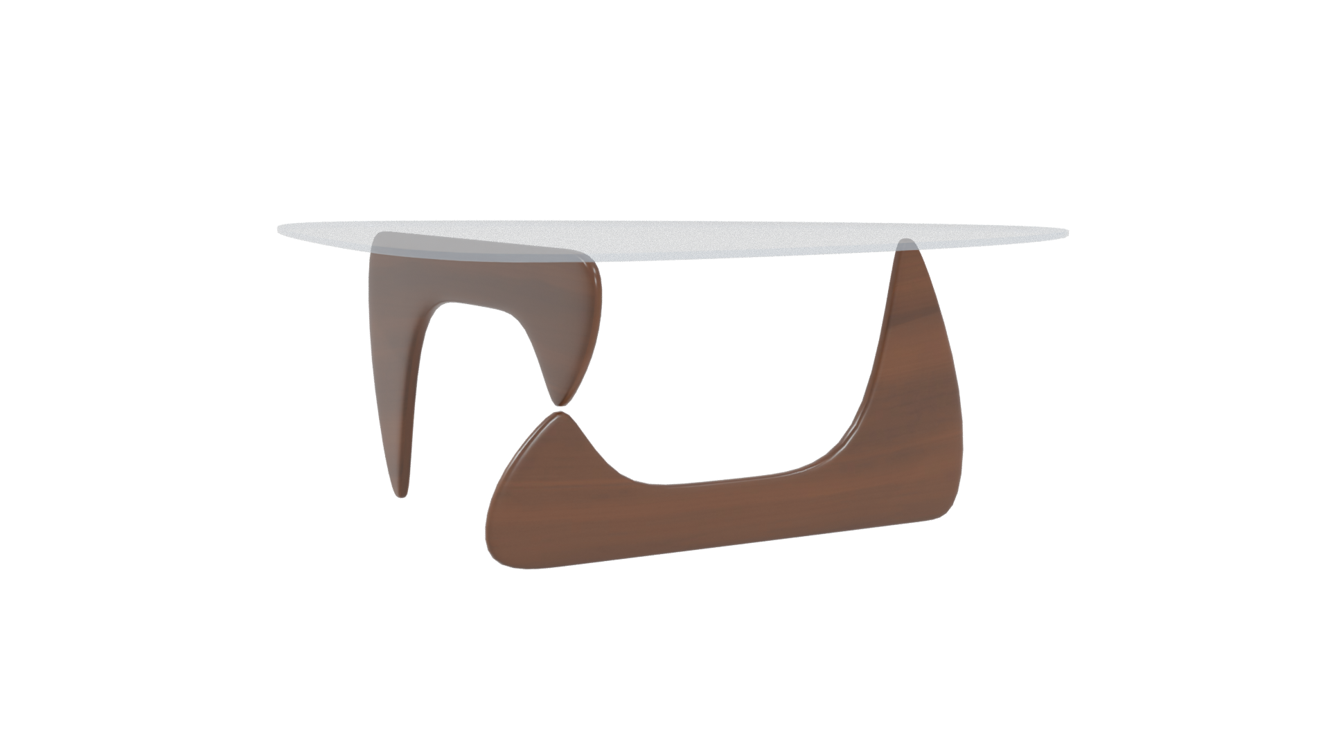 Modern Coffee Table 3D Model - Professional 3D Model Render 4