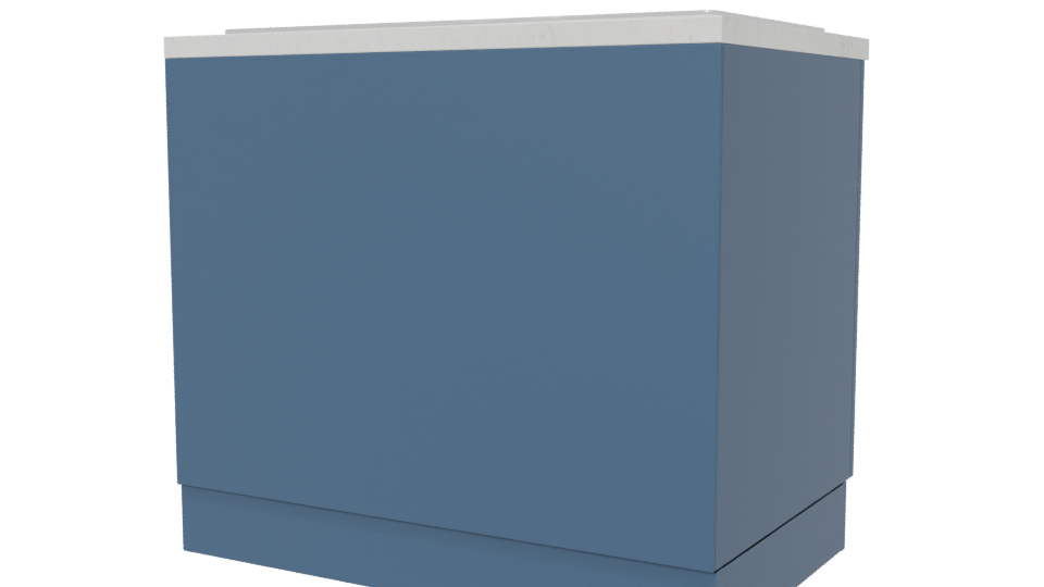 Stylish Modern Kitchen Island 3D - Professional 3D Model Render 6