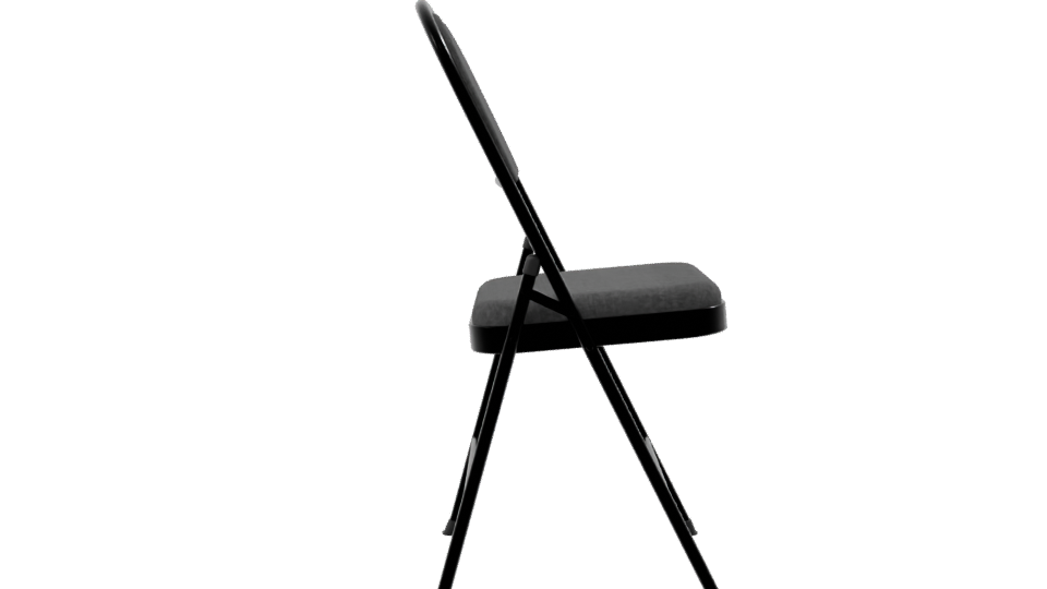 Stylish Modern Folding Chair Model - Professional 3D Model Render 8