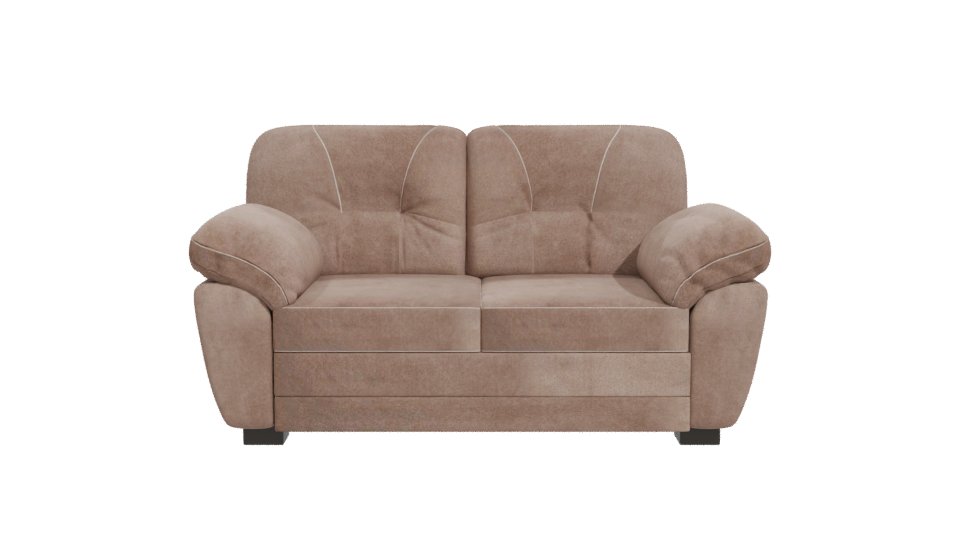 Stylish Contemporary Fabric Sofa 3D Model - Professional 3D Model Render 11