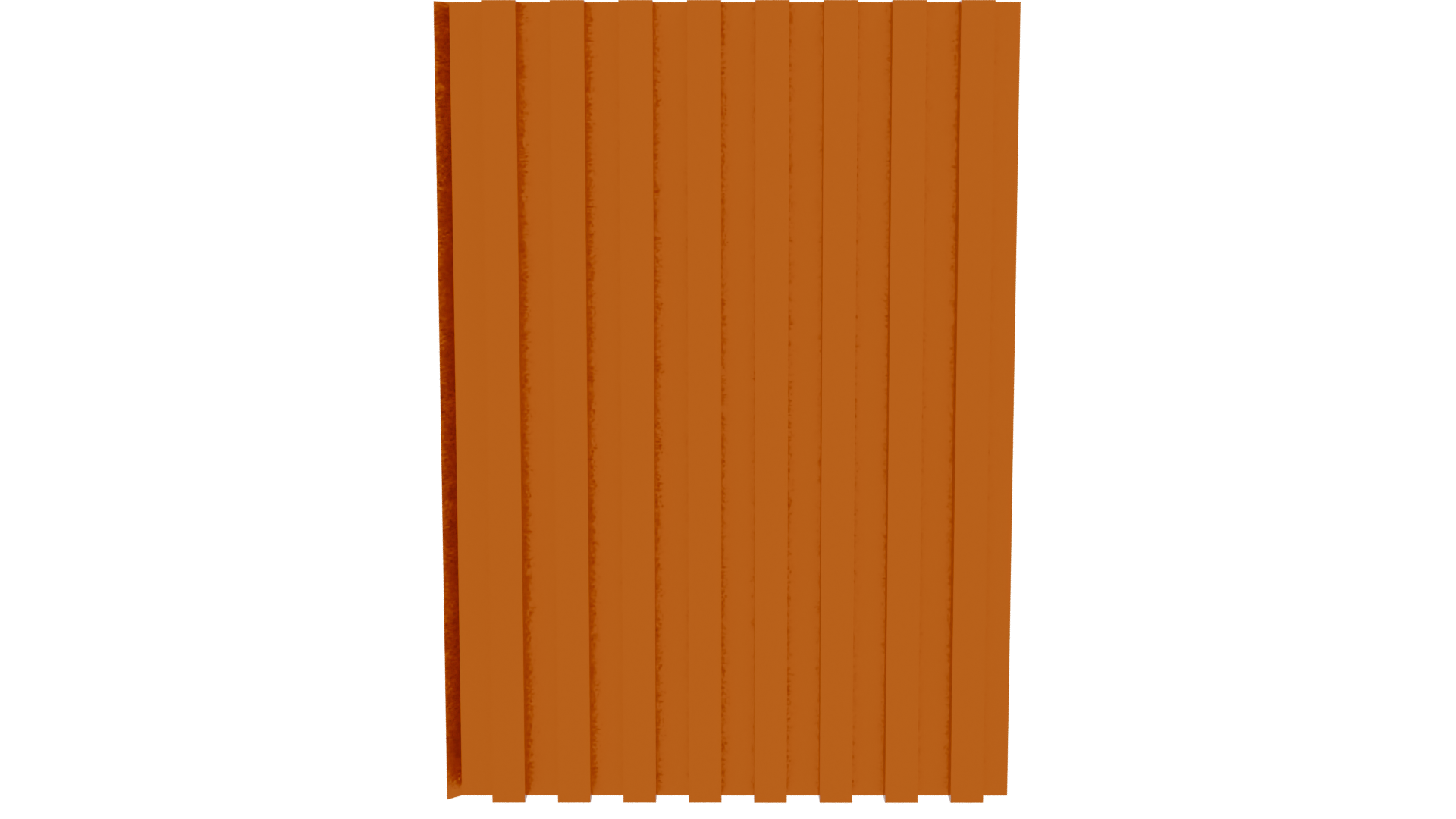 Stylized Copper Wall Panel 3D Model - Professional 3D Model Render 11