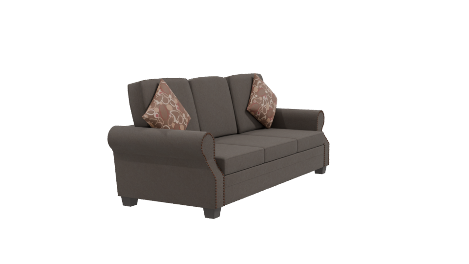 Stylish Fabric Sofa 3D Model - Professional 3D Model Render 9