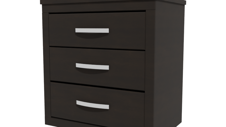 Buró Aria Chocolate 3D Model - Professional 3D Model Render 12