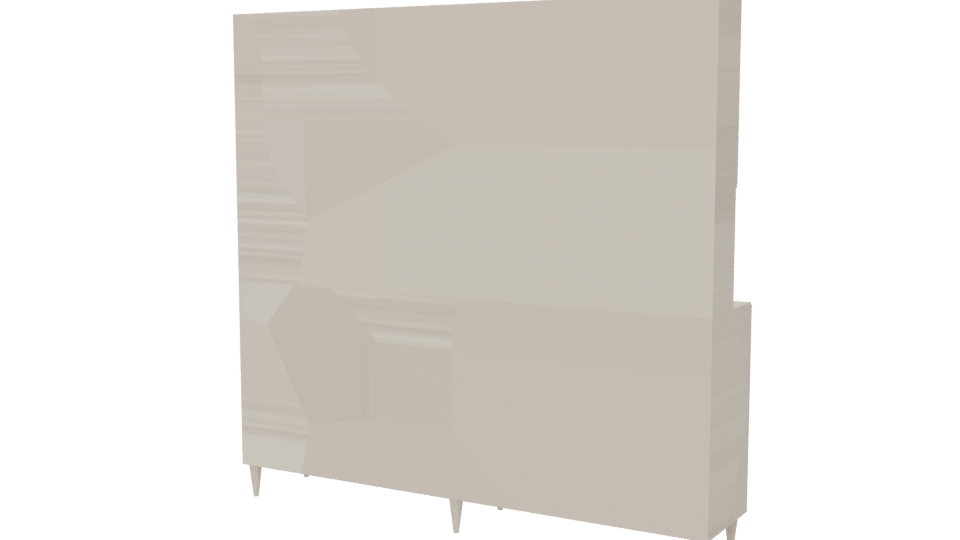 Stylish Kitchen Cabinet Set 3D Model - Professional 3D Model Render 6