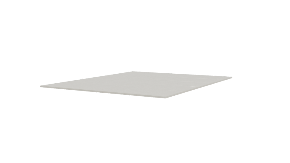 Minimalist White Floor Panel 3D - Professional 3D Model Render 9