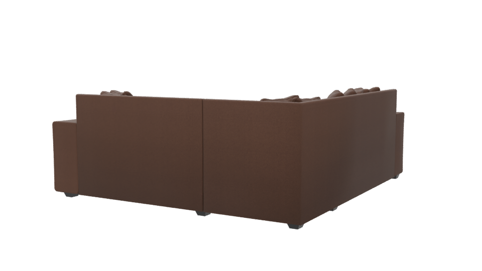 Stylish L-Shaped Sofa 3D Model - Professional 3D Model Render 6