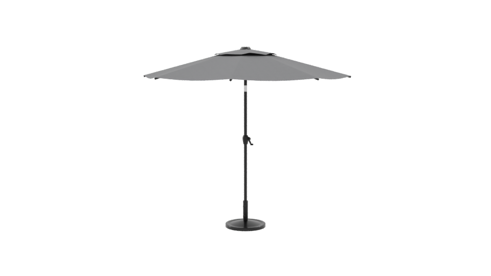 Stylish Outdoor Patio Umbrella 3D - Professional 3D Model Render 9