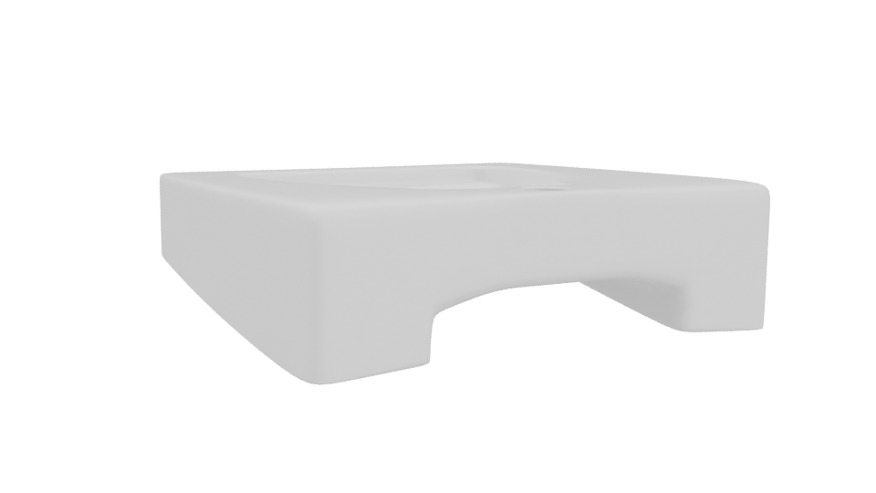 Sleek Modern Wash Basin 3D Model - Professional 3D Model Render 4