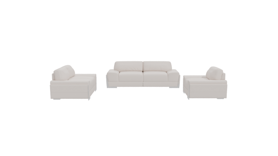 Contemporary Sofa Set 3D Model - Professional 3D Model Render 11