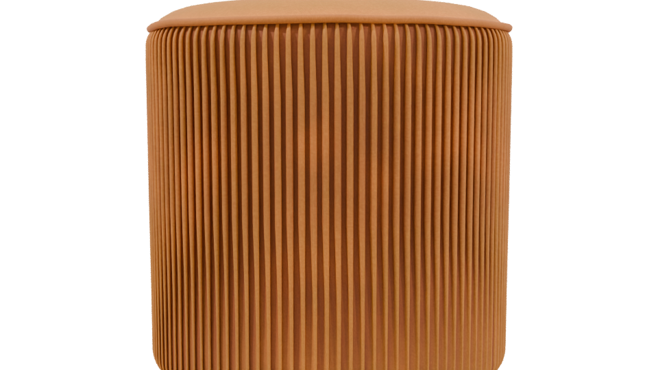 Stylish Modern Pouf 3D Model - Professional 3D Model Render 3