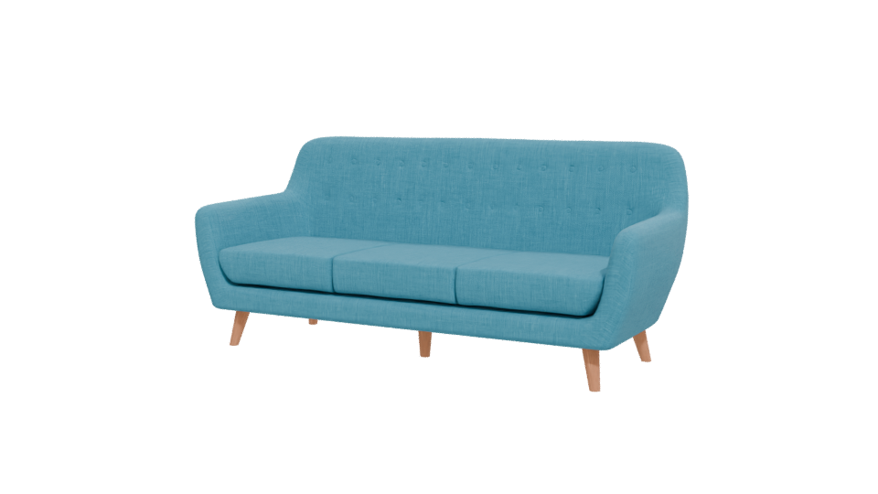 Stylish Modern Sofa 3D Model - Professional 3D Model Render 12