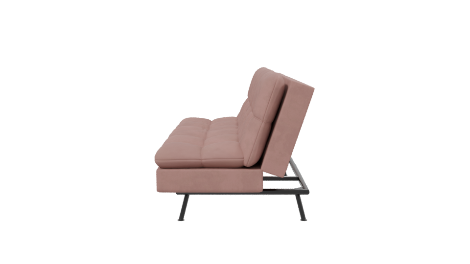 Stylish Modern Fabric Sofa 3D Model - Professional 3D Model Render 2