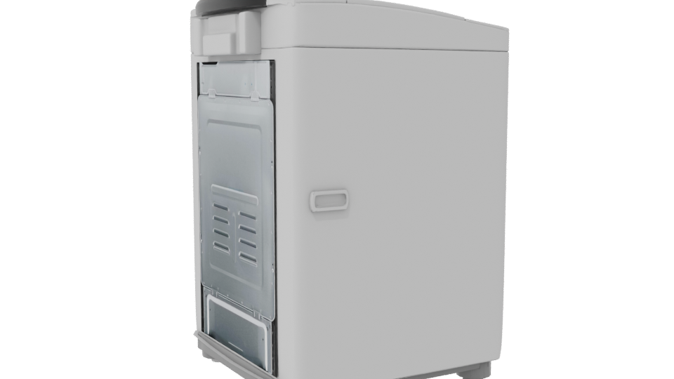 Top Load Washing Machine 3D Model - Professional 3D Model Render 7