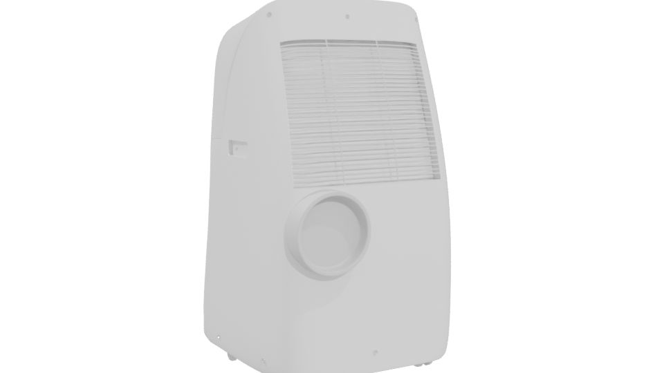 Sleek White Appliance Model 3D - Professional 3D Model Render 4