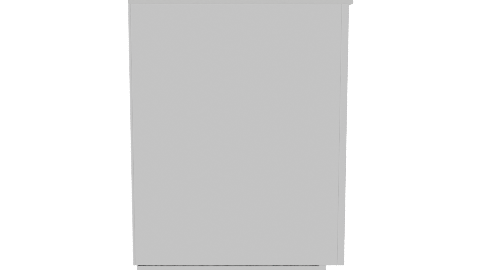 Stylish Wooden Kitchen Cabinet Model - Professional 3D Model Render 8