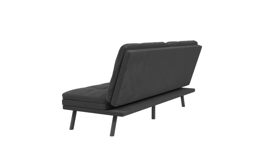Contemporary Fabric Sofa 3D Model - Professional 3D Model Render 3