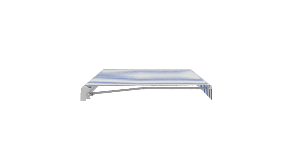 Striped Outdoor Canopy 3D Model - Professional 3D Model Render 11