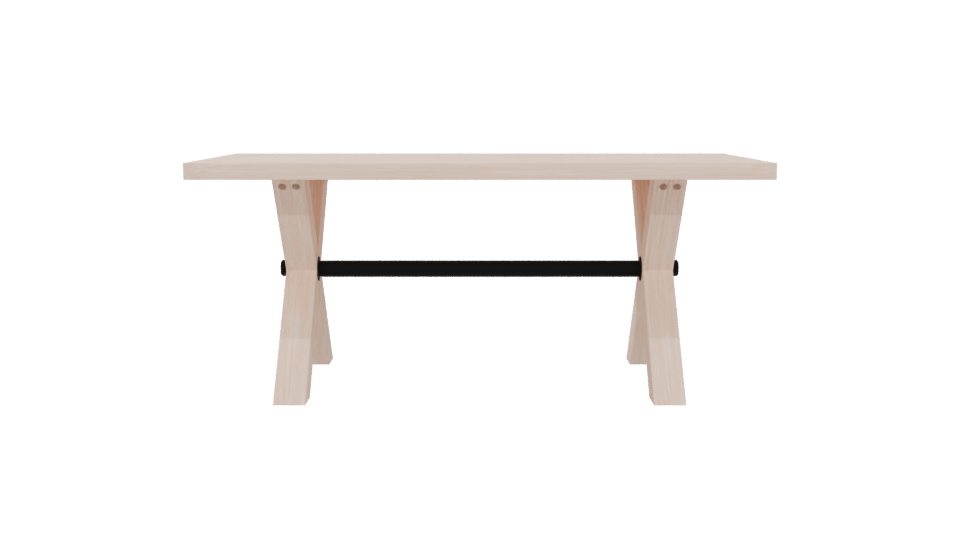 Corsica Medium Dining Table 3D - Professional 3D Model Render 5
