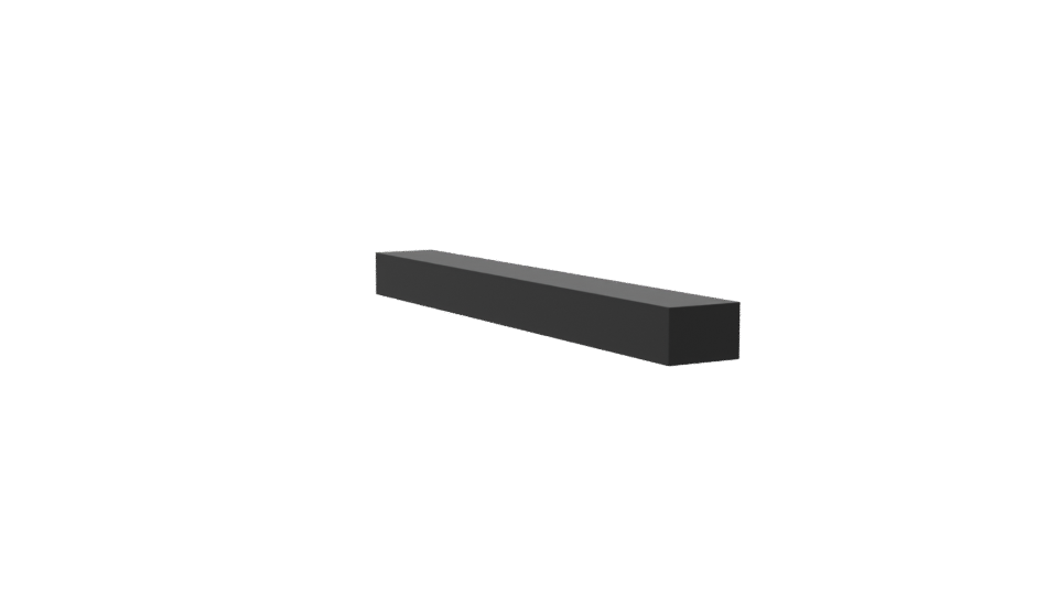 Sleek Minimalist Display Shelf 3D - Professional 3D Model Render 7