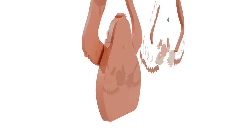 Whimsical Cartoon Animal Family 3D Model - Professional 3D Model Render 3