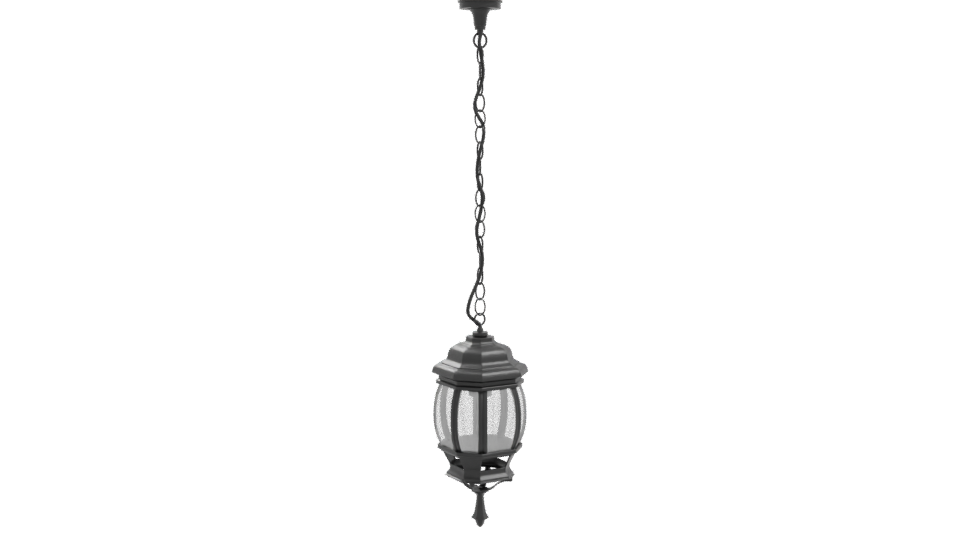 Elegant Hanging Lantern 3D Model - Professional 3D Model Render 10